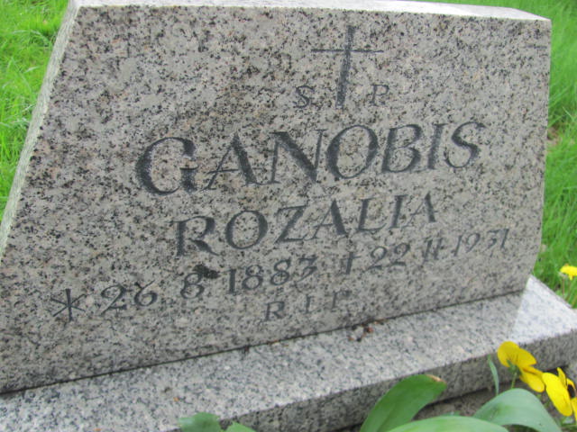 Rozalia Ganobis 1883 Bieruń Nowy - Grobonet - Wyszukiwarka osób pochowanych