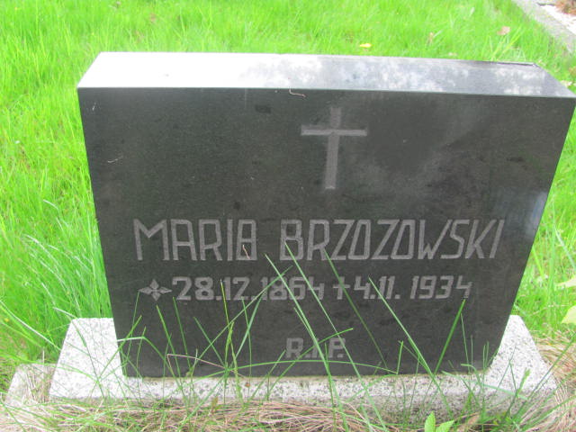 Maria Brzozowski 1864 Bieruń Nowy - Grobonet - Wyszukiwarka osób pochowanych