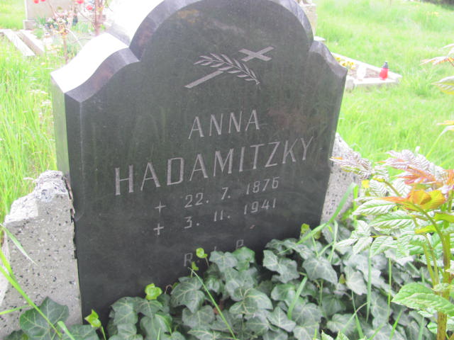 Anna Hadamitzky 1876 Bieruń Nowy - Grobonet - Wyszukiwarka osób pochowanych