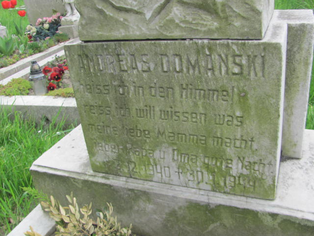 Andreas Domanski 1940 Bieruń Nowy - Grobonet - Wyszukiwarka osób pochowanych