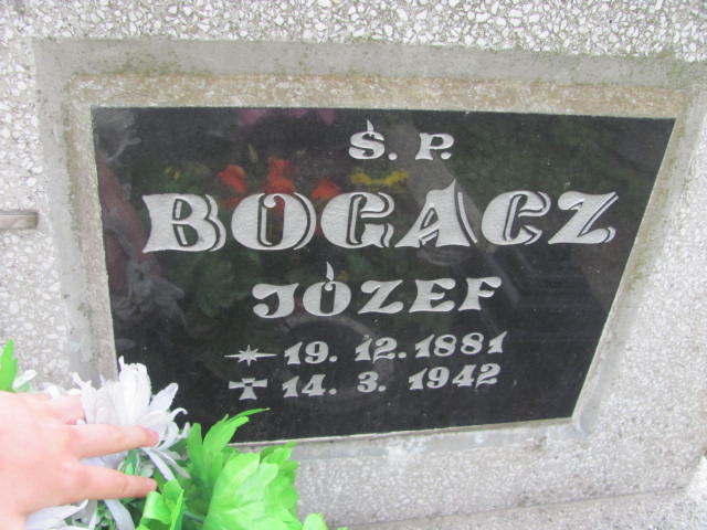 Józef Bogacz 1881 Bieruń Nowy - Grobonet - Wyszukiwarka osób pochowanych