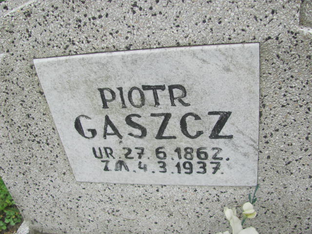 Piotr Gąszcz 1862 Bieruń Nowy - Grobonet - Wyszukiwarka osób pochowanych