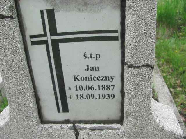 Jan Konieczny 1887 Bieruń Nowy - Grobonet - Wyszukiwarka osób pochowanych